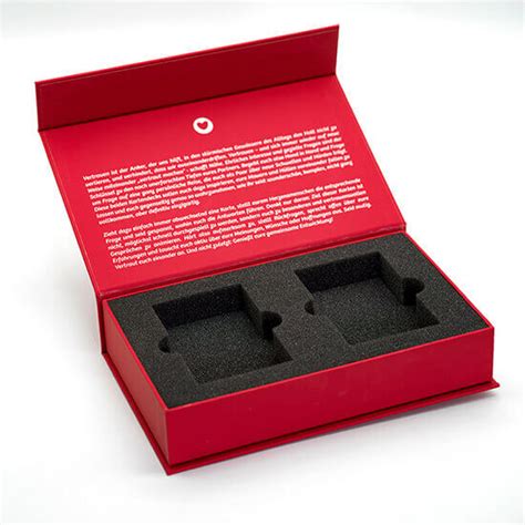 packaging box with foam insert